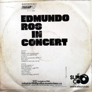 Disco de Vinilo Edmundo Ros - Edmundo Ros In Concert Vinyl Record