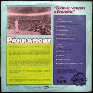 Disco de Vinilo Párramont - Cuando Vengas A Ecuador Vinyl Record