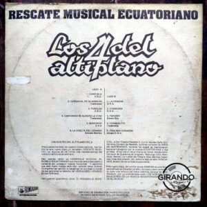 Disco de Vinilo Los 4 Del Altiplano - Rescate Folclórico Vol 5 Vinyl Record