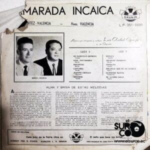 Disco de Vinilo Benitez – Valencia - Llamarada Incaica Vinyl Record