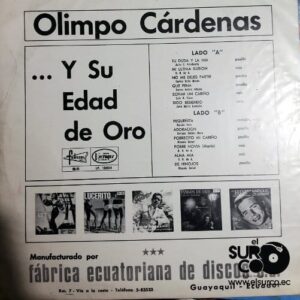 Disco de Vinilo Olimpo Cárdenas - Y Su Edad De Oro Vinyl Record