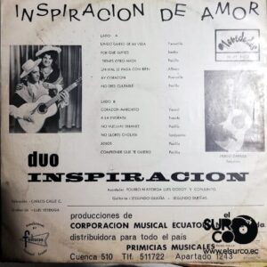 Disco de Vinilo Dúo Inspiración - Inspiración De Amor Vinyl Record
