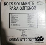Disco de Vinilo Varios - No Es Solamente Para Quiteños Vinyl Record
