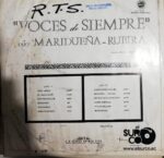 Disco de Vinilo Dúo Maridueña Rubira - Voces De Siempre Vinyl Record