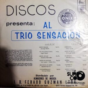 Disco de Vinilo Trío Sensación - Discos Onix Presenta Al Trio Sensación Vinyl Record