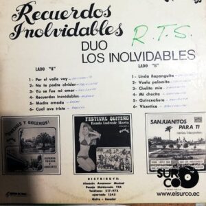 Disco de Vinilo Dúo Los Inolvidables - Recuerdos Inolvidables Vinyl Record