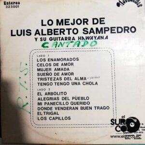 Disco de Vinilo Luis Alberto Sampedro - Lo Mejor De Luis Alberto Sampedro Vinyl Record