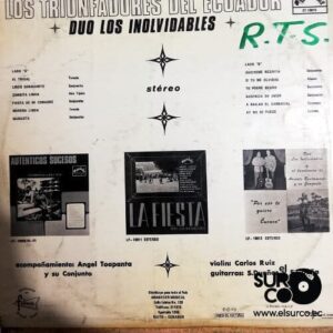 Disco de Vinilo Dúo Los Inolvidables - Los Triunfadores Del Ecuador Vinyl Record