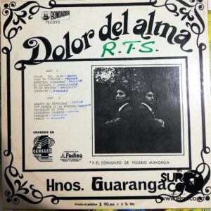 Disco de Vinilo Hermanos Guaranga - Dolor Del Alma Vinyl Record