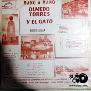 Disco de Vinilo Olmedo Torres Y Los Gatos - Mano A Mano Vol 1 Vinyl Record