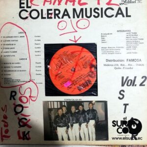 Disco de Vinilo Grupo Rock Star - El Cólera Musical Vol 2 Vinyl Record