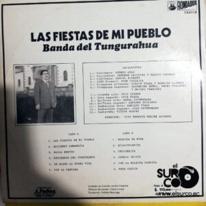 Disco de Vinilo Banda Del Tungurahua - Las Fiestas De Mi Pueblo Vinyl Record