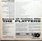Disco de Vinilo The Platters - Encore Of Golden Hits Vinyl Record