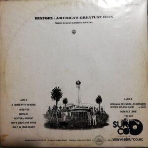 Disco de Vinilo America - Greatest Hits Vinyl Record