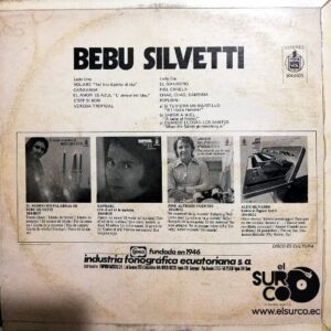 Disco de Vinilo Bebu Silvetti - Super Disco Sound Vinyl Record