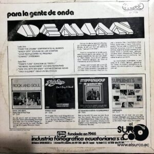 Disco de Vinilo Demian - Para La Gente De Onda Vinyl Record