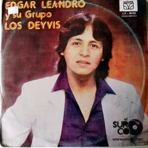 Disco de Vinilo Edgar Leandro - Y Su Grupo Los Deyvis Vinyl Record