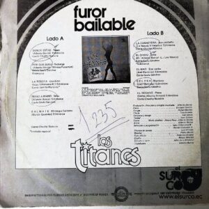 Disco de Vinilo Los Titanes - Furor Bailable Vinyl Record