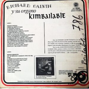 Disco de Vinilo Richard Calvin - Y Su Órgano Bailable Vinyl Record