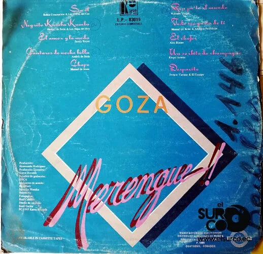 Disco de Vinilo Varios - Goza Merengue Vinyl Record