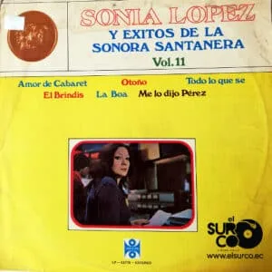Disco de Vinilo Sonia López - Y Los Éxitos De La Sonora Santanera Vinyl Record
