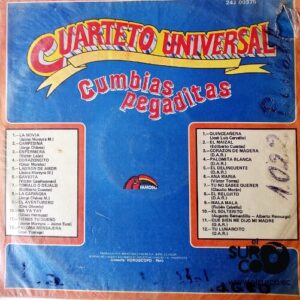 Disco de Vinilo Cuarteto Universal - Cumbias Pegaditas Vinyl Record