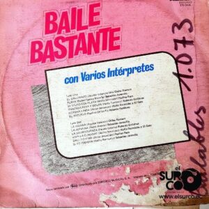 Disco de Vinilo Varios - Baile Bastante Vinyl Record