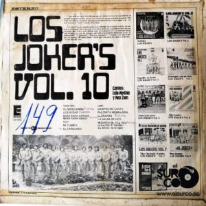 Disco de Vinilo Los Joker’s - Los Joker’s Vol 10 Vinyl Record