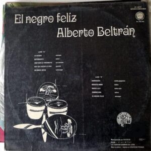 Disco de Vinilo Alberto Beltrán - El Negro Feliz Vinyl Record
