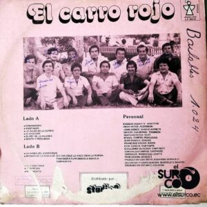 Disco de Vinilo La Banda Vallenata - El Carro Rojo Vinyl Record