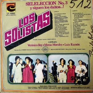 Disco de Vinilo Los Solistas - Selección No 3 Y Siguen Los Éxitos Vinyl Record
