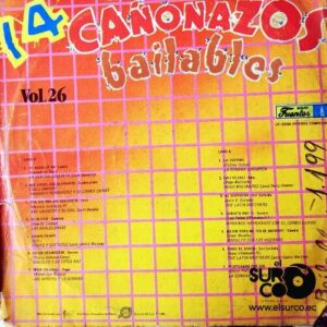Disco de Vinilo Varios - 14 Cañonazos Bailables Vol 26 Vinyl Record
