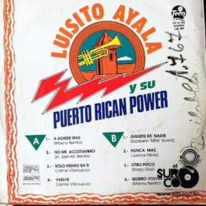 Disco de Vinilo Puerto Rican Power - A Donde Irás Vinyl Record