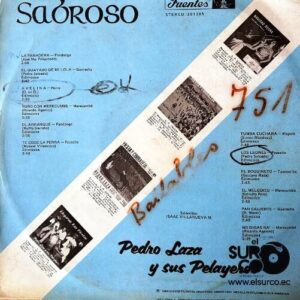 Disco de Vinilo Pedro Laza Y Sus Pelayeros - Sabroso Vinyl Record