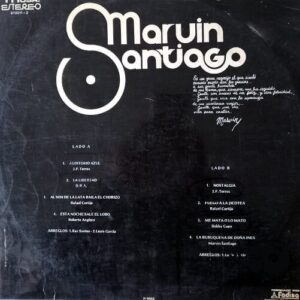 Disco de Vinilo Marvin Santiago - El Sonero Mayor Y Sus Mejores Éxitos Vinyl Record