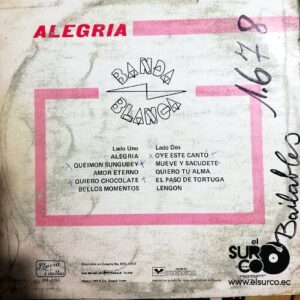 Disco de Vinilo Banda Blanca - Alegría Vinyl Record