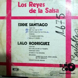 Disco de Vinilo Eddie Santiago - Lalo Rodriguez Los Reyes De La Salsa Vinyl Record