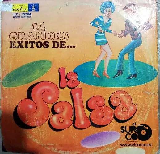 Disco de Vinilo Varios - 14 Grandes Éxitos De La Salsa Vinyl Record
