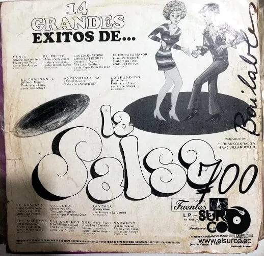 Disco de Vinilo Varios - 14 Grandes Éxitos De La Salsa Vinyl Record