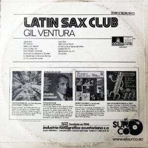 Disco de Vinilo Gil Ventura - Latin Sax Club Vinyl Record