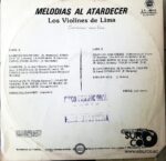 Disco de Vinilo Los Violines De Lima - Melodías Al Atardecer Vinyl Record