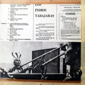 Disco de Vinilo Los Indios Tabajaras - Y Su Sonido Exclusivo Con Orquesta Y Coros Vinyl Record