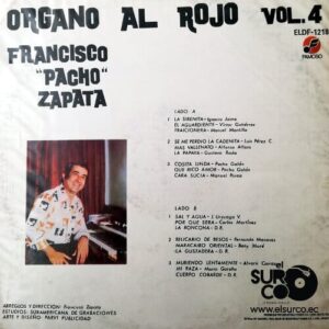 Disco de Vinilo Francisco Pacho Zapata - Órgano Al Rojo Vol 4 Vinyl Record
