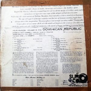 Disco de Vinilo Antonio Morel Y Su Orquesta - Holiday In The Dominican Republic Vinyl Record