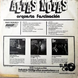 Disco de Vinilo Orquesta Fascinación - Altas Notas Vinyl Record