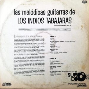 Disco de Vinilo Los Indios Tabajaras - The Mellow Guitar Moods Vinyl Record