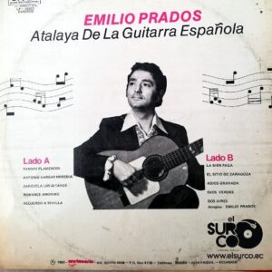 Disco de Vinilo Emilio Prados - Atalaya De La Guitarra Española Vinyl Record