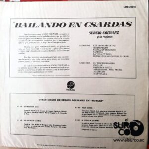 Disco de Vinilo Sergio Golwarz - Bailando En Csardas Vinyl Record