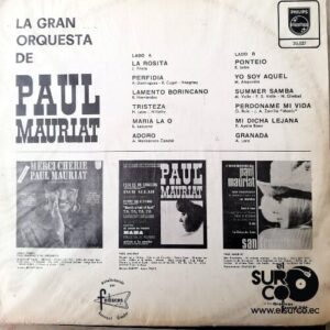 Disco de Vinilo Paul Mauriat - Serenata Latinoamericana Vinyl Record