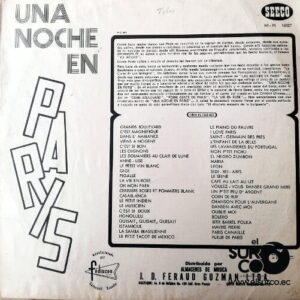 Disco de Vinilo Varios - Una Noche En París Vinyl Record
